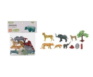 Obrázek z Zvířátka figurky divoká zvěř 6ks set 10cm  